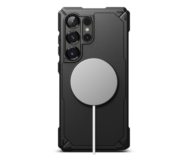 Ringke Rugged Gear Magnetic Magsafe do Samsung Galaxy S25 Ultra Bla 8800274969414 - 1311875 - zdjęcie